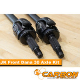 Carbon Axles by MetalCloak C0006 Jeep Wrangler JK Non-Rubicon Front D30 27 Spline Axle Kit 2007-2018