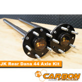 Carbon Axles by MetalCloak C0010 Jeep Wrangler JK Rear D44 Non-Rubicon Sport & Sahara, 35 Spline Axle Kit 2007-2018