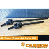 Carbon Axles by MetalCloak C0011 Jeep Wrangler JL/Gladiator JT Rubicon Front D44 32 Spline One Piece Conversion Kit 2018+