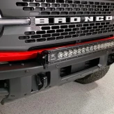 Grimm Offroad GOR10407 2021+ Ford Bronco Steel Front Bumper 30 Inch Light Bar Mount