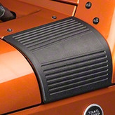 Rugged Ridge Cowl Body Armor Mounted on Jeep Wrangler JK