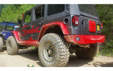 Nemesis Industries Notorious Rear Flares Mounted on Jeep Wrangler JK