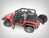 BedRug Rear Floor Liner for Jeep Wrangler LJ 03-06