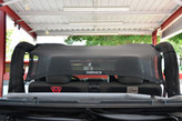 Rear of SpiderWebShade Long Mesh Top on Jeep Wrangler JK 2 Door