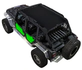 SpiderWebShade SWS-SHDSKN-01-RGJK-BTH Rancho Door ShadeSkins for Jeep Wrangler JK 4 Door 2007-2018