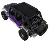 SpiderWebShade SWS-SHDSKN-01-RGJK-BTH Rancho Door ShadeSkins for Jeep Wrangler JK 4 Door 2007-2018