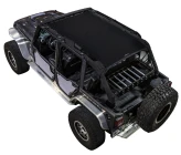 SpiderWebShade SWS-SHDSKN-01-RGJK-BTH Rancho Door ShadeSkins for Jeep Wrangler JK 4 Door 2007-2018