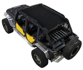 SpiderWebShade SWS-SHDSKN-01-RGJK-BTH Rancho Door ShadeSkins for Jeep Wrangler JK 4 Door 2007-2018