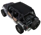 SpiderWebShade SWS-SHDSKN-01-RGJK-BTH Rancho Door ShadeSkins for Jeep Wrangler JK 4 Door 2007-2018