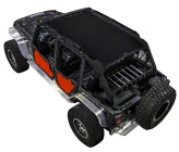 SpiderWebShade SWS-SHDSKN-01-RGJK-BTH Rancho Door ShadeSkins for Jeep Wrangler JK 4 Door 2007-2018