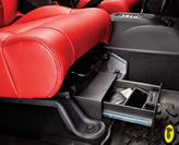 Bestop 42642-01 Locking Under Seat Storage Box in Textured Black for Jeep Wrangler JK 2 07-10 and Wrangler 4 Door 2007-2016