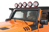 Rugged Ridge Windshield Light Mount on Jeep Wrangler JK