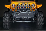 Body Armor 4x4 Front Mid-Stubby Winch Bumper for Wrangler JK