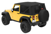 Bestop 7914635 Replace-A-Top for OEM Hardware in Black Diamond for Jeep Wrangler JK 2 Door 2010-2018