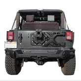Smittybilt SRC HD Pivot Rear Tire Carrier for Jeep JK
