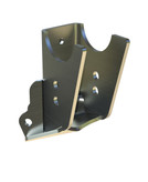 TeraFlex 3990091 Rear CRD60 Axle Bracket Lower FlexArm and Shock Mount Driver side for Jeep Wrangler JK 2007-2016