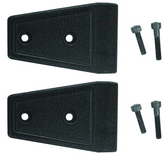 Rugged Ridge Door Hinge Overlay Set | Textured Black | Pair (Wrangler JK 2007-2018)