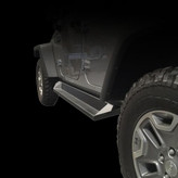 DV8 Offroad SRSOTB-10 Plated Sliders for Jeep Wrangler JK 4 Door 2007-2018