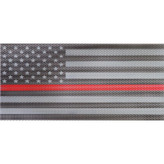 Under The Sun Inserts UTS-TRL Thin Red Line American Flag Grill Insert for Jeep Wrangler JK 2007-2017