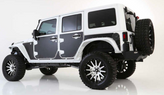 Smittybilt 76994 MAG Magnetic Trail Armor Skins for Jeep Wrangler JK 4 Door 2007-2017