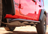 Rock Hard 4x4 RH-90104 Patriot Series Tube Slider Rocker Guards | Angled Up for Jeep Wrangler JL 4 Door 2018+