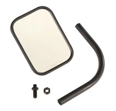 Rugged Ridge 11025.24 Rectangular Trail Mirror Single for Jeep Wrangler JL 2018+