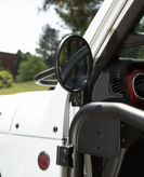 Rugged Ridge 11025.23 Round Trail Mirror Single for Jeep Wrangler JL 2018+