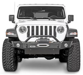 LoD Offroad JFB1843 Signature Series Mid Width Front Bumper with Bull Bar & D-Ring Tabs for Jeep Wrangler JL 2018+