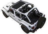 SpiderWebShade JLKini in Black for Jeep Wrangler JL 2018+
