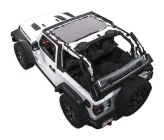 SpiderWebShade SWS-SHDKNI-01-JL Half Shade Top for Jeep Wrangler JL & Gladiator JT 2018+