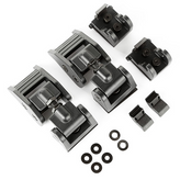 Rugged Ridge 11116.21 Aluminum Hood Catch Pair for Jeep Wrangler JL & Gladiator JT 2018+