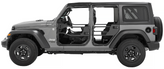 Bestop 51740-01 Element Doors for Jeep Wrangler JL & Gladiator JT 2018+
