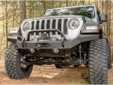 Rugged Ridge 11540.31 HD Full Width Front Winch Bumper for Jeep Wrangler JK & JL & Gladiator JT 2007+