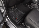 Rugged Ridge 12920.36 Front Floor Liners in Black for Jeep Wrangler JL & Gladiator JT 2018+