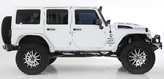 Smittybilt 77734 Apollo Sliders with Step for Jeep Wrangler JL 4 Door 2018+