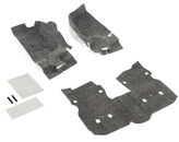 Bedrug BRJL18F4 Premium Carpeted 3 Piece Front Floor Kit for Jeep Wrangler JL 4 Door 2018+