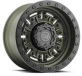 Black Rhino Wheels 1795ABR-85127N71 Abrams Wheel 17x9.5 5x5 Olive Drab Green