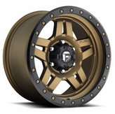 Fuel Anza Wheel 17x8.5 Matte Bronze with Black Ring