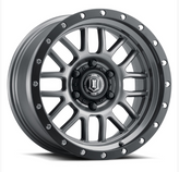 ICON Vehicle Dynamics 1217857347GM Alpha Wheel 17x8.5 in Gunmetal