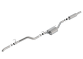 Borla 140809 S-Type Stainless Steel Catback Exhaust System with Single Turn Down Tip in Polished Stainless for Gladiator JT 2020+