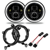 Oracle Lighting 5769J-001 7" High Powered Projector LED Headlight Kit for Jeep Wrangler JL & Gladiator JT 2018+