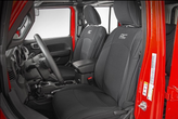 Rough Country 91010 Front & Rear Seat Covers Without Arm Rest for Jeep Wrangler JL 4 Door 2018+