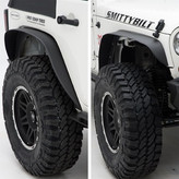 Smittybilt XRC Fender Flare Kit in Black for Jeep JK
