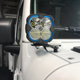 KC HiLites A-Pillar Light Mount Brackets (Wrangler JL & Gladiator JT 2018+)