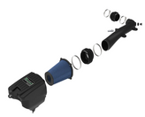 aFe Power 53-10017D Quantum Pro Cold Air Intake Dry S Filter for 3.6L Jeep Wrangler JL & Gladiator JT 2018+