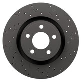 Hawk Performance HTC4242 Talon Cross-Drilled and Slotted Rotors- Rear Pair for Jeep Wrangler JK 2007-2018