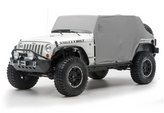 Smittybilt 1069 Cab Cover with Door Flaps in Gray for Jeep Wrangler JK 4 Door 2007-2018