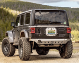 Motobilt MB1079 Crusher Series Rear Bumper for No Spare for Jeep Wrangler JL 2018+