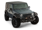 Bushwacker 10080-02 Factory Coverage Pocket Style Fender Flares for Jeep Wrangler JK 4 Door 2007-2018