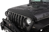 Bushwacker 14093 Trail Armor Hood Stone Guard in Black for Jeep Wrangler JL & Gladiator JT 2018+